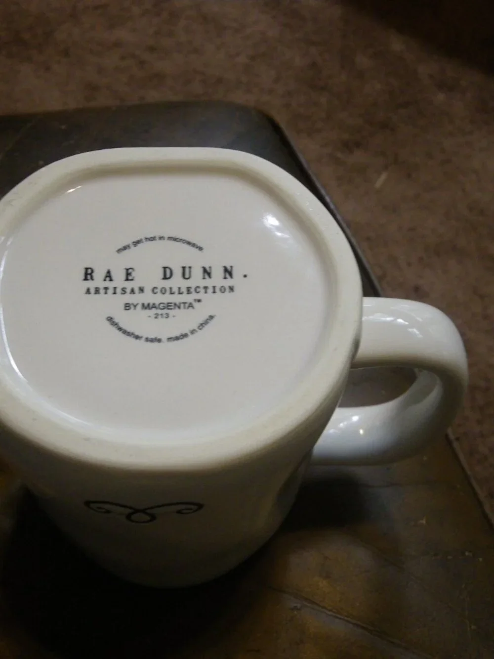 Rae Dunn Large Ceramic Cute Classic Coffee Mug “coffee”